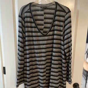 Lane Bryant Waffle Knit Shirt, 26/28
